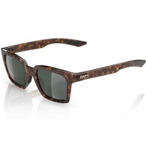 100% Erba aurinkolasit vihreällä lasilla