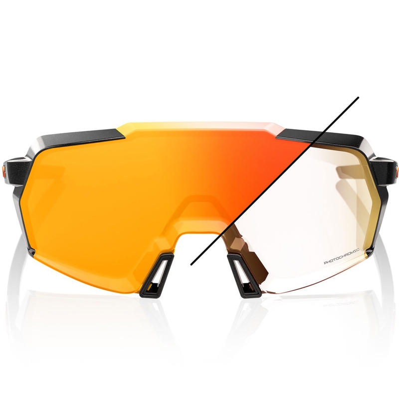100% Korbin aurinkolasit, joissa on oranssi fotokrominen lasi