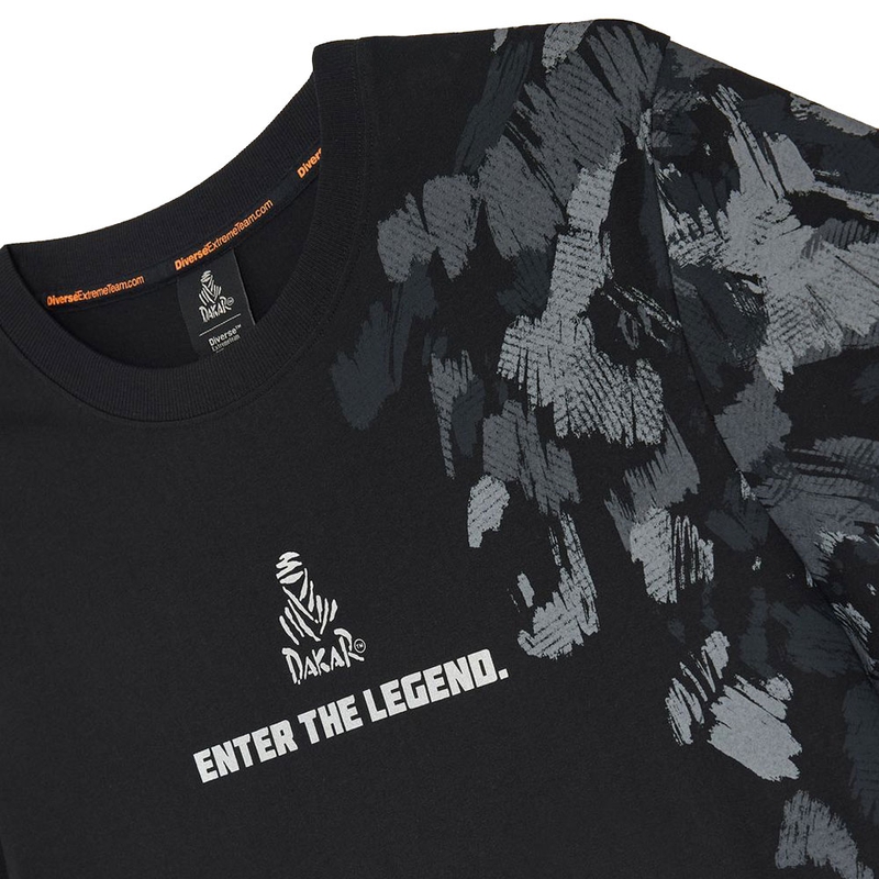 T-paita Dakar CAMO 256 musta
