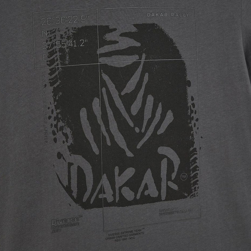 T-paita Dakar DES 1425 grafiitti