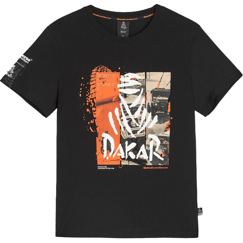 T-paita Dakar DES 2025 musta
