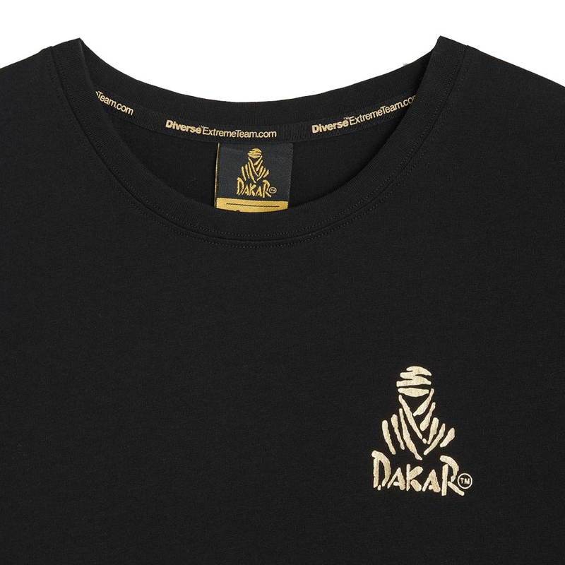 T-paita Dakar LOGO SM 256 musta