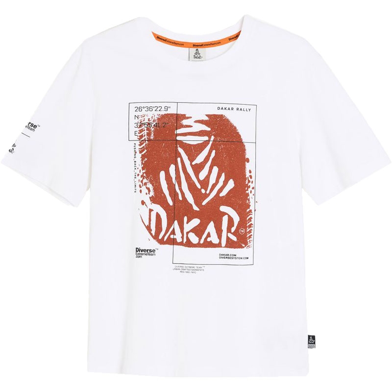 Dakar DES 1425 valkoinen t-paita