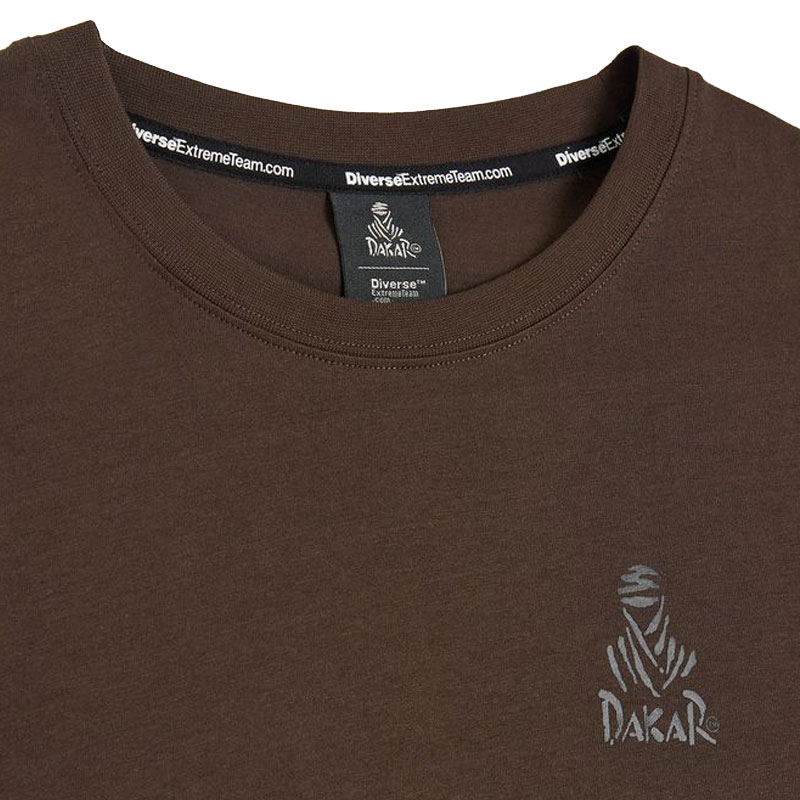 Dakar LOGO SMR T-paita, ruskea