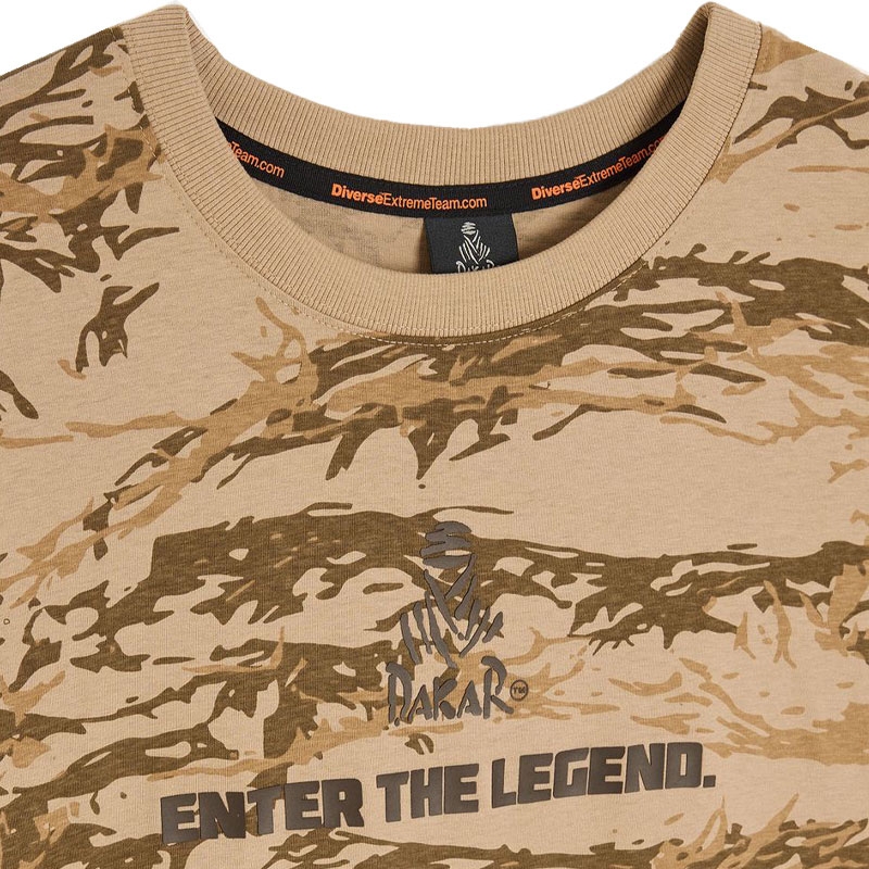 T-paita Dakar DES 1825 camo beige