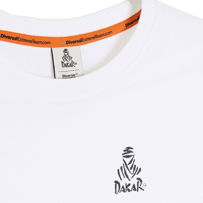 Dakar LOGO SM 256 T-paita, valkoinen