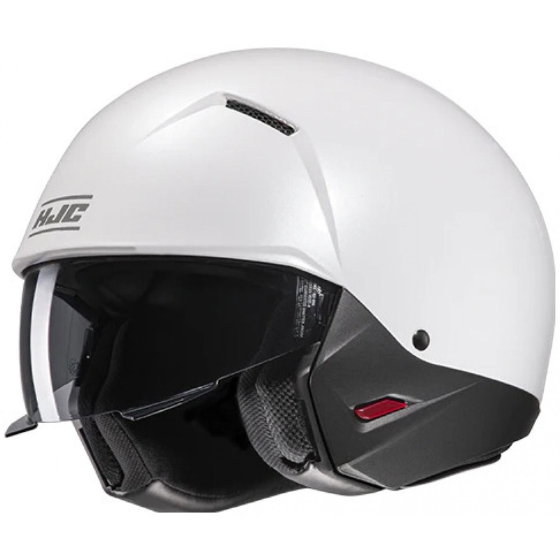 Avokypärä maskilla HJC i20N Solid helmenvalkoinen