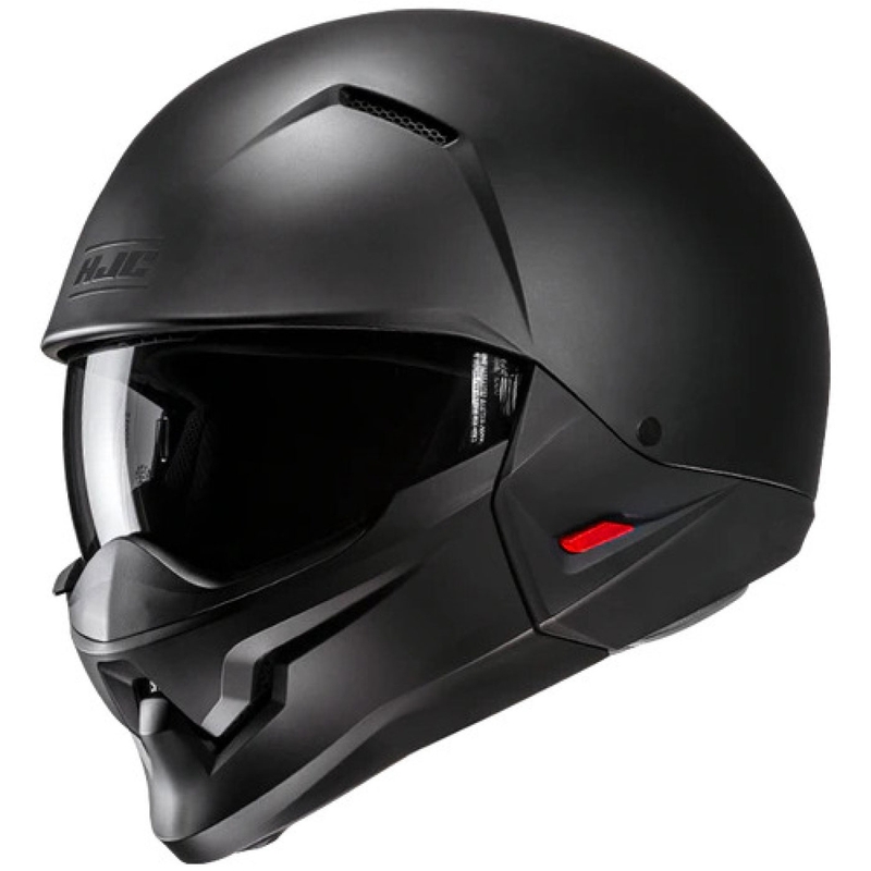 Avokypärä maskilla HJC i20N Solid Semi Flat musta