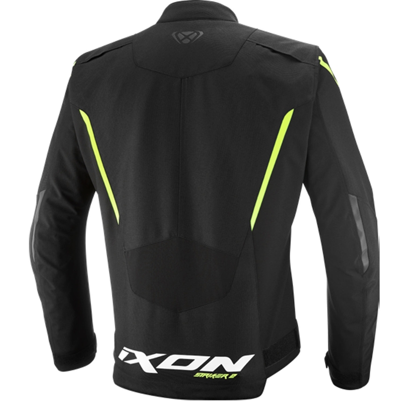 IXON Striker 2 moottoripyörätakki musta-fluo keltainen