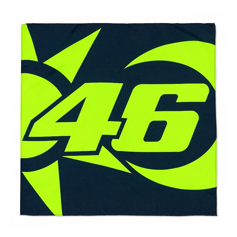 Šátek VR46 Valentino Rossi SUN AND MOON modro-žlutý