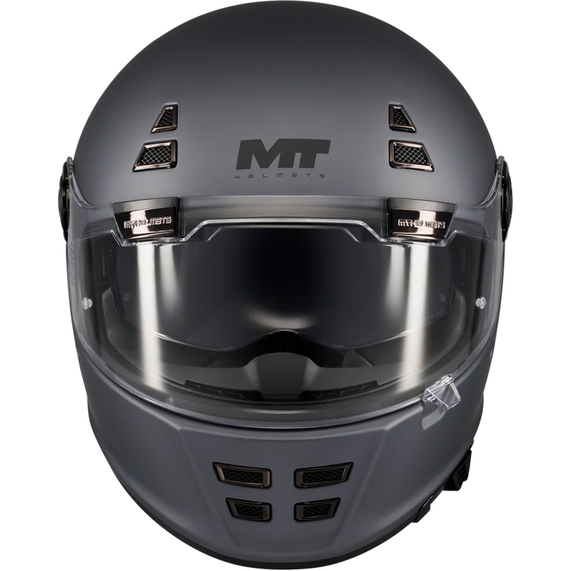 Kokokasvoinen moottoripyöräkypärä MT Jarama SV Pure A2 mattaharmaa