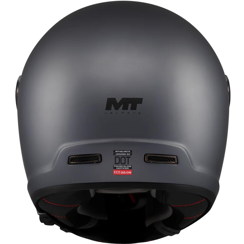 Kokokasvoinen moottoripyöräkypärä MT Jarama SV Pure A2 mattaharmaa