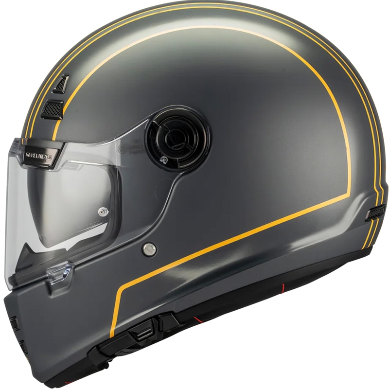 Kokokasvoinen moottoripyöräkypärä MT Jarama SV Wild C2 kiiltävän matta musta-fluo keltainen