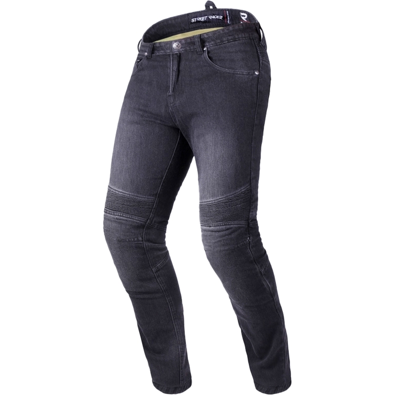 Cropped moottoripyöräfarkut Street Racer Spike II CE Musta