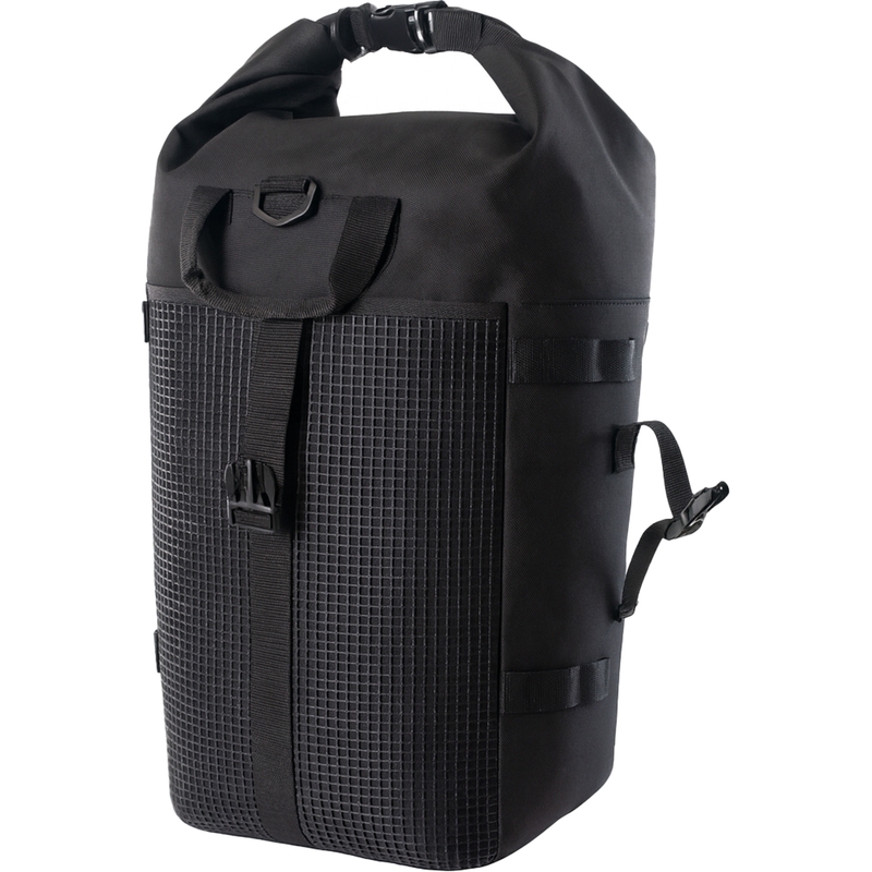 Vedenpitävä moottoripyörälaukku MotoZem DryBag musta 27,5 l