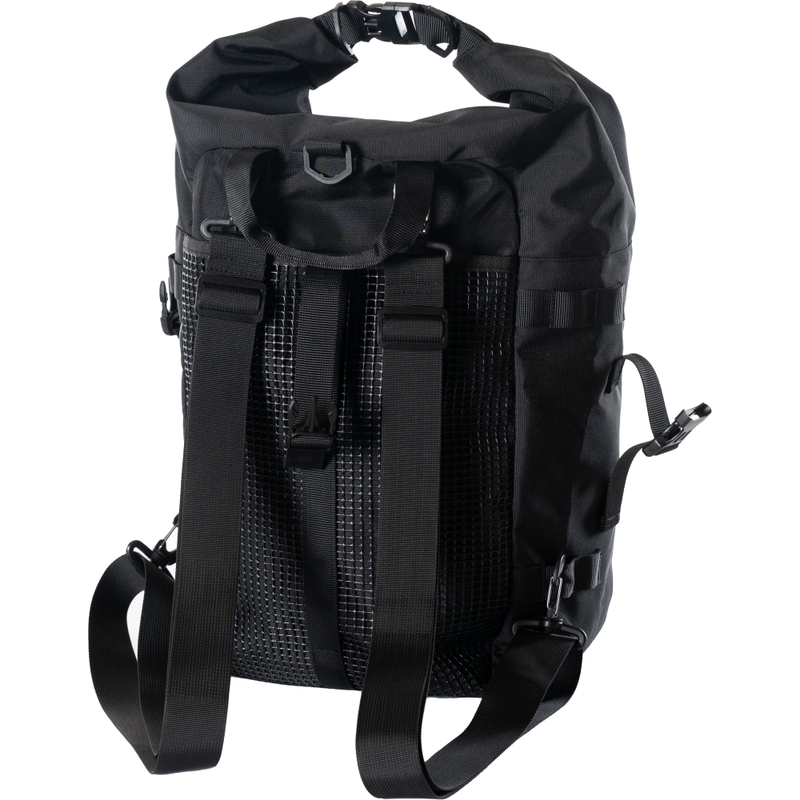 Vedenpitävä moottoripyörälaukku MotoZem DryBag musta 27,5 l