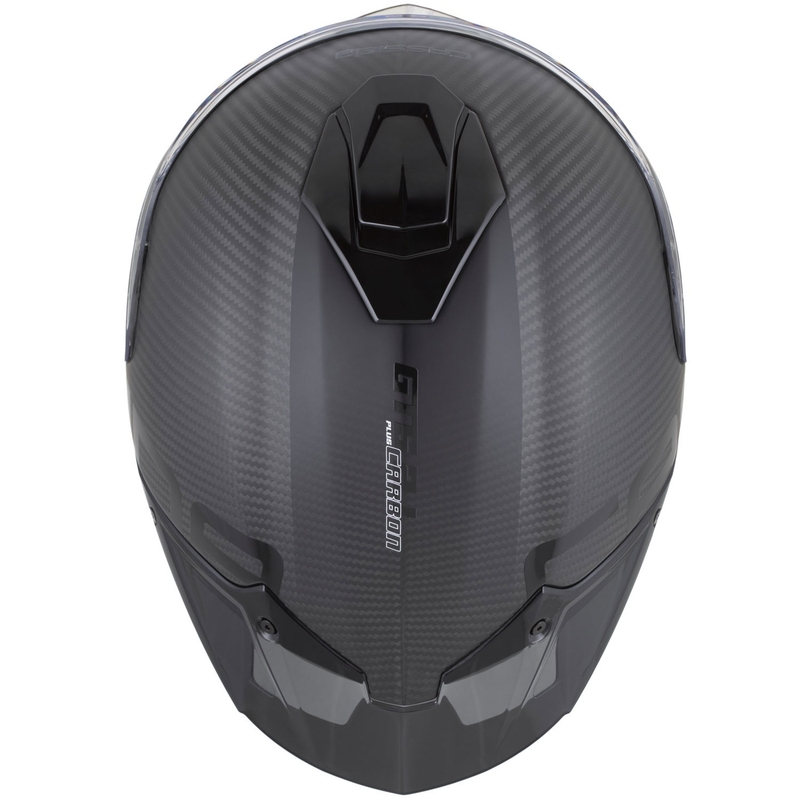 Cassida Integral GTS 2.1 Plus Carbon -moottoripyöräkypärä, matta hiili-musta-valkoinen