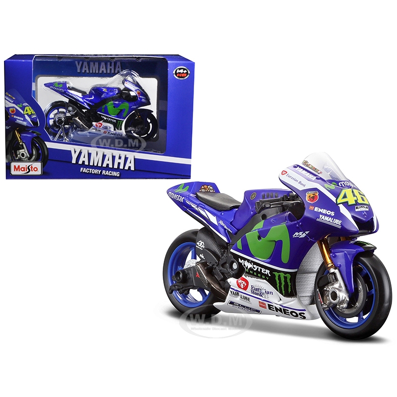 Model motocyklu Maisto VR46 Valentino Rossi YAMAHA MotoGP 2016