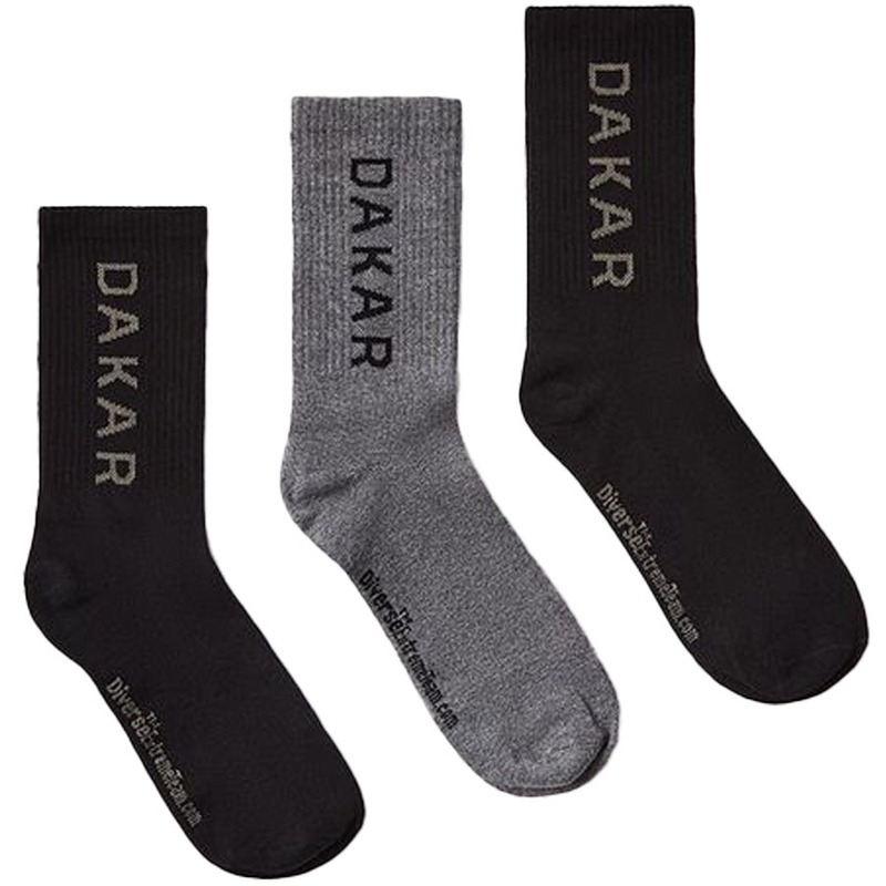 Dakar Athlan -sukat, musta-harmaat