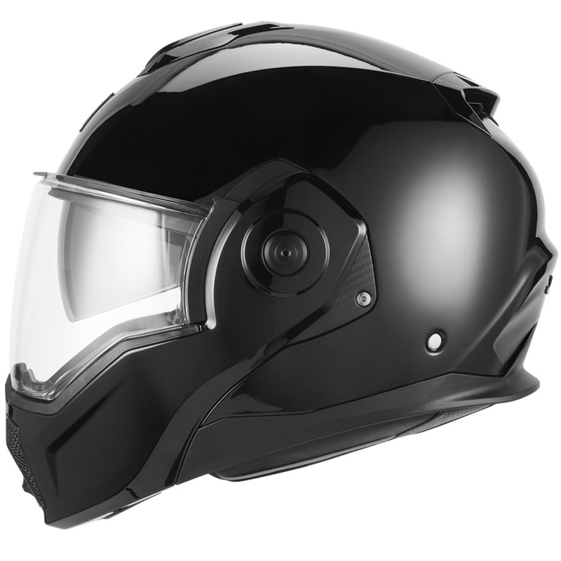 NOX PREMIUM Spinner avattava moottoripyöräkypärä musta