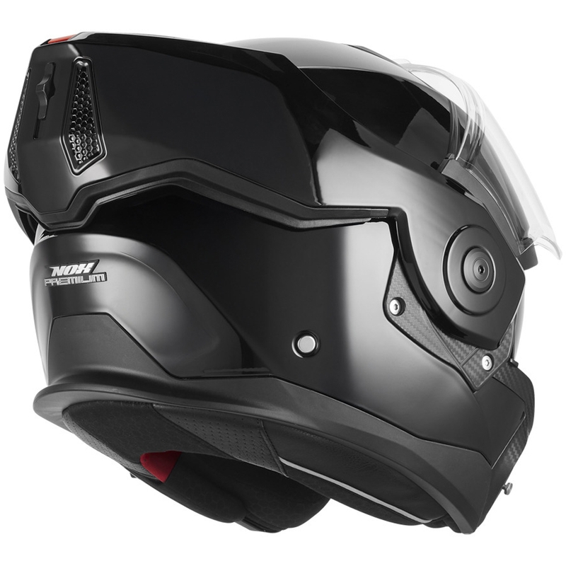 NOX PREMIUM Spinner avattava moottoripyöräkypärä musta