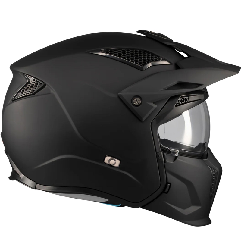 Modulaarinen moottoripyöräkypärä MT Streetfighter SV S Pure A1 mattamusta