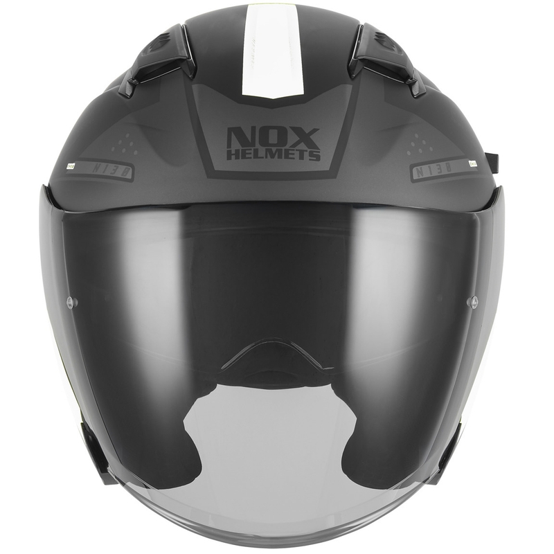 Avokypärä NOX N130 EKTO mattamusta-valkoinen