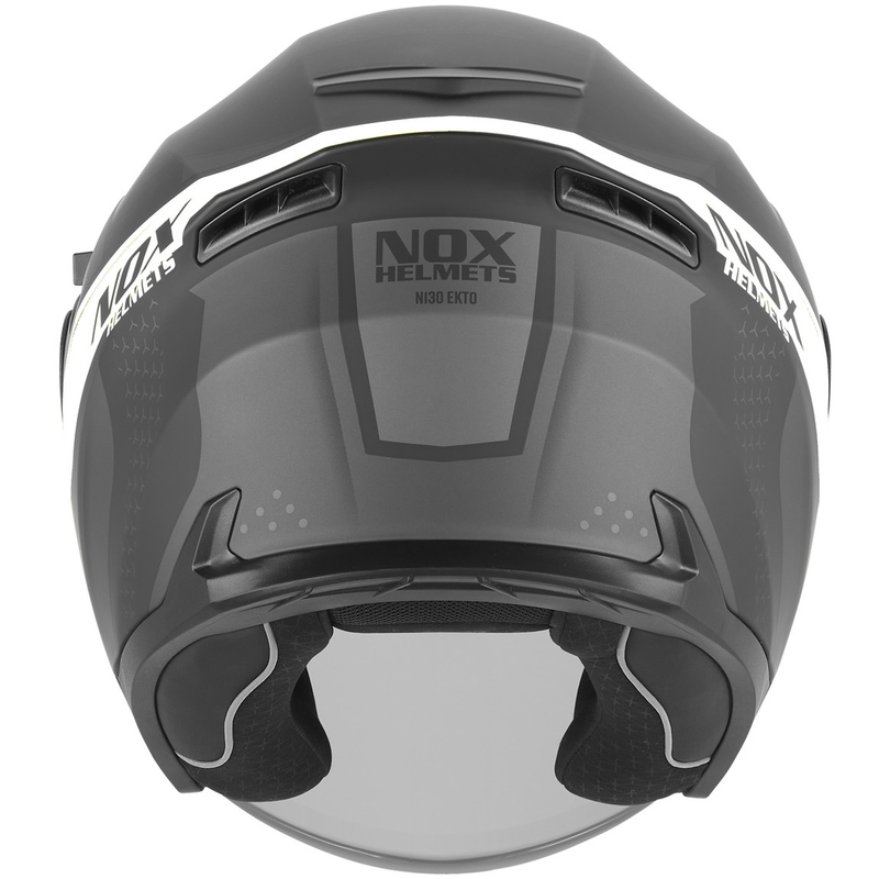 Avokypärä NOX N130 EKTO mattamusta-valkoinen
