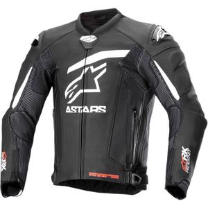 Alpinestars GP Plus R 4 Rideknit musta-valkoinen nahkatakki Moottoripyöräily takki
