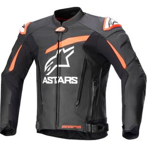 Alpinestars GP PLUS 4 musta-fluo punainen-valkoinen moottoripyöräily takki