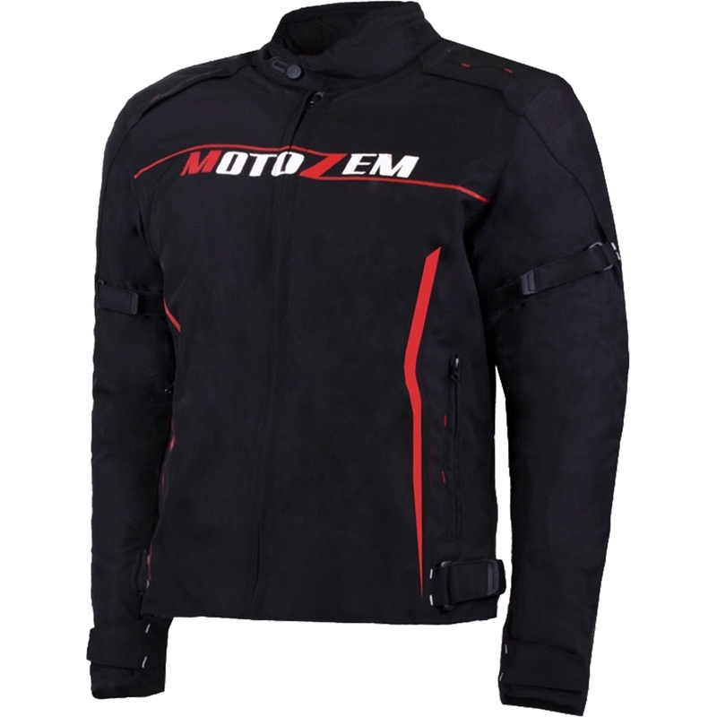 Moottoripyörätakki MotoZem Team 2 musta