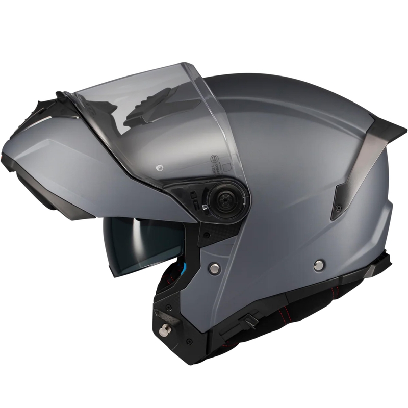 Avattava moottoripyöräkypärä MT Atom 2 SV Pure A2 mattaharmaa