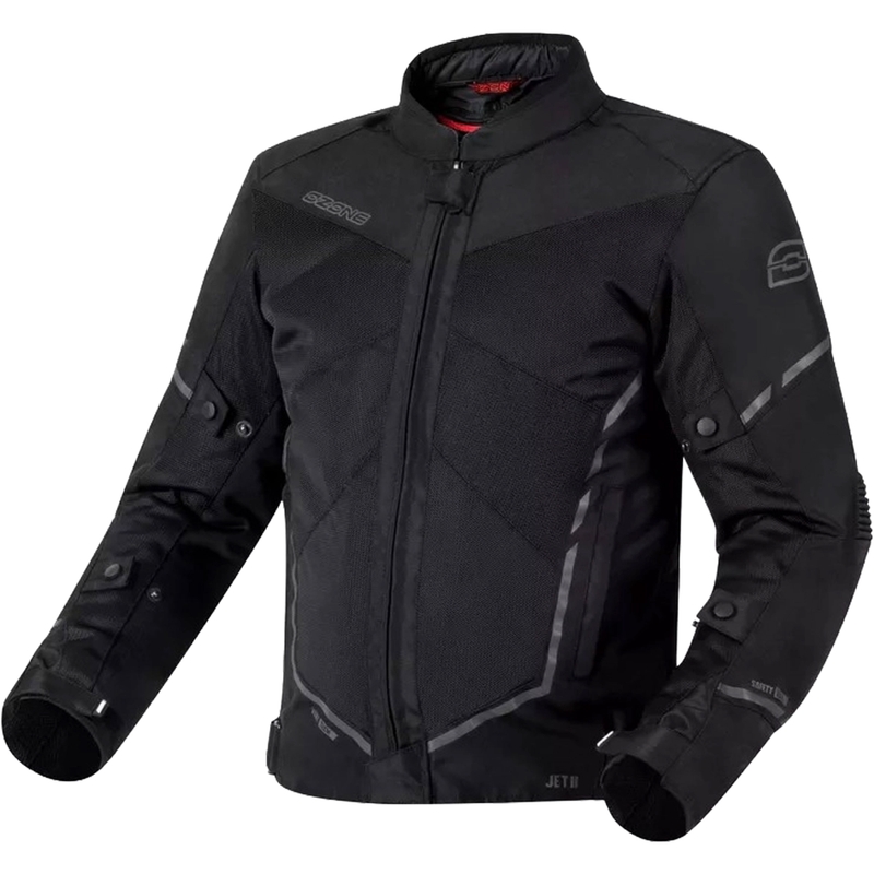Moto-takki Ozone Jet II musta alennusmyynti