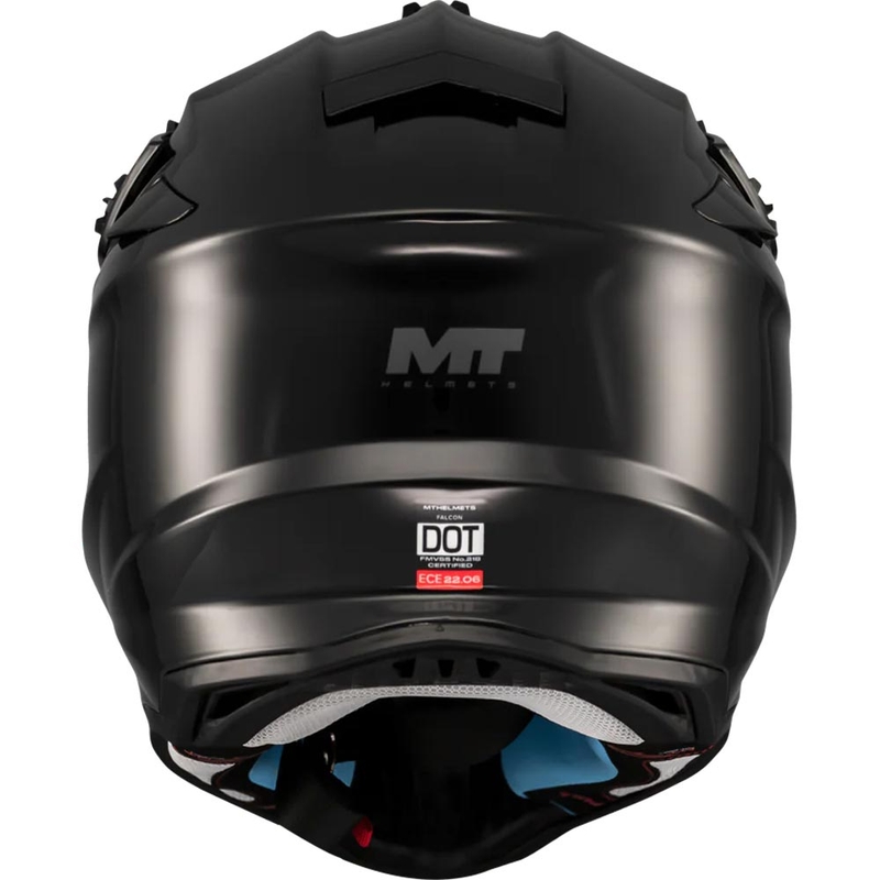 Motocross-kypärä MT Falcon S Pure A1 mattamusta