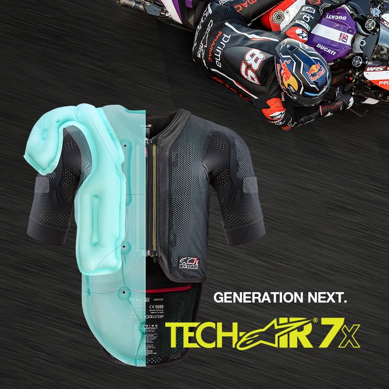 Alpinestars TECH-AIR®7X System turvatyynyliivi musta-punainen - II. luokka - II. laatu