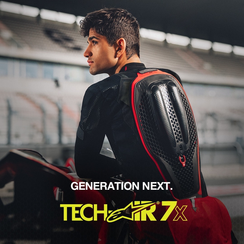 Alpinestars TECH-AIR®7X System turvatyynyliivi musta-punainen - II. luokka - II. laatu