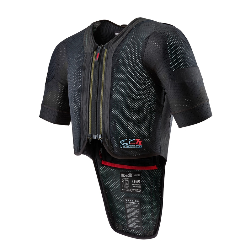 Alpinestars TECH-AIR®7X System turvatyynyliivi musta-punainen - II. luokka - II. laatu