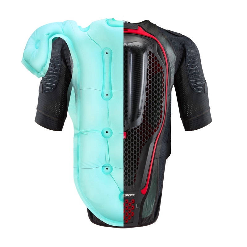 Alpinestars TECH-AIR®7X System turvatyynyliivi musta-punainen - II. luokka - II. laatu