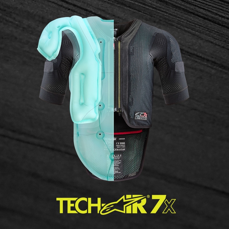 Alpinestars TECH-AIR®7X System turvatyynyliivi musta-punainen - II. luokka - II. laatu