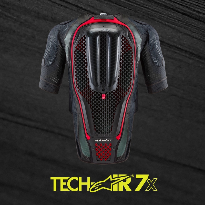 Alpinestars TECH-AIR®7X System turvatyynyliivi musta-punainen - II. luokka - II. laatu