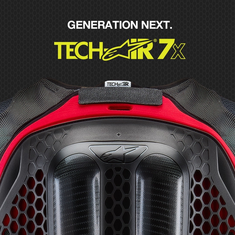 Alpinestars TECH-AIR®7X System turvatyynyliivi musta-punainen - II. luokka - II. laatu