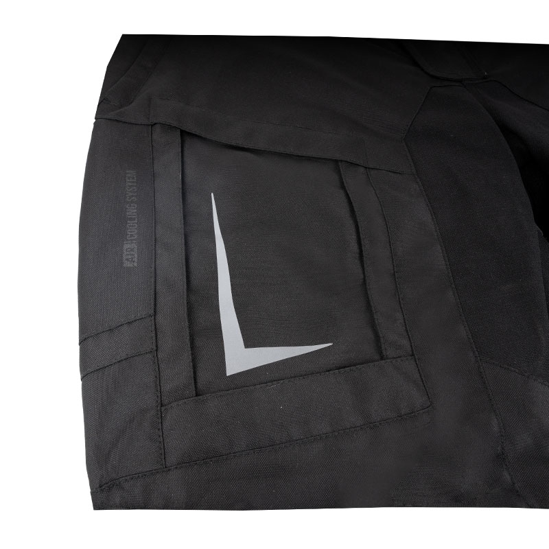 Street Racer Hilax -moottoripyörähousut mustat - 2. laatu - II. laatu