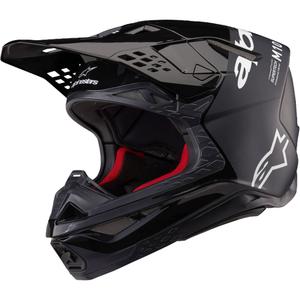 Alpinestars Supertech S-M10 Flood Motocross kypärä musta-tummanharmaa