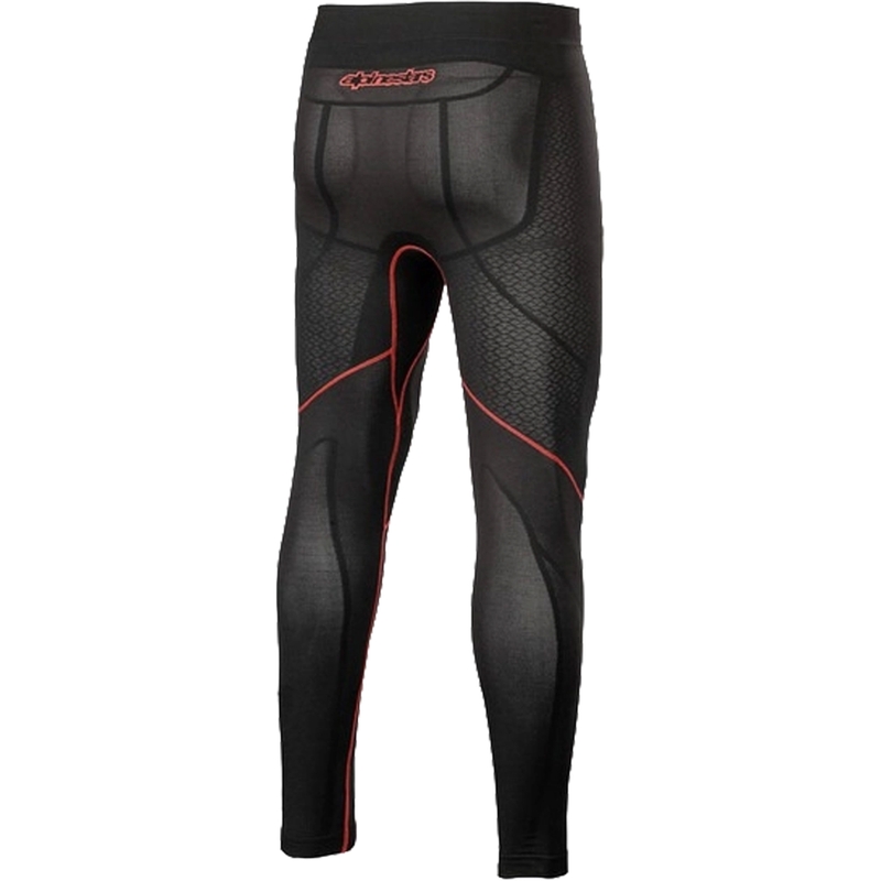 Alpinestars Ride Tech Summer mustat ja punaiset lämpösukat