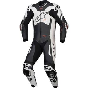 Alpinestars GP Plus V4 Sprint, Tech-air yhteensopiva musta-valko-punainen fluo