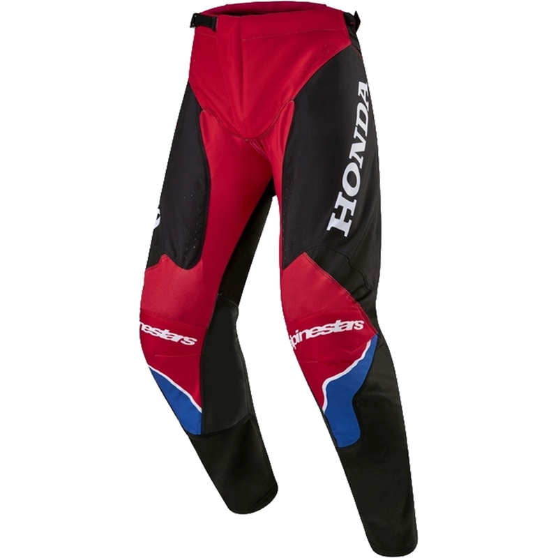 Alpinestars Racer Iconic Honda Motocross housut punainen-musta-sininen-valkoinen mallisto