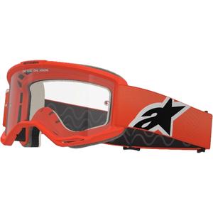Alpinestars Vision 5 Corp motocrosslasit oranssi kirkkaalla linssillä varustettuna