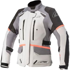 Alpinestars Naisten Stella Andes Drystar Harmaa-Musta-Fluo Pink Moottoripyöräily takki
