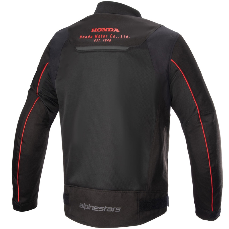 Alpinestars Luc Air 2 Honda Musta ja punainen moottoripyöräily takki