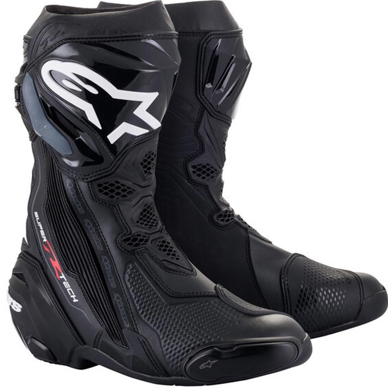 Alpinestars Supertech R moottoripyöräsaappaat mustat